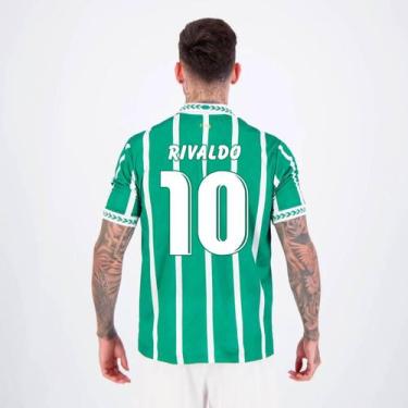 Imagem de Camisa Palmeiras Retrô 1994 Verde 10 Rivaldo - Betel, G