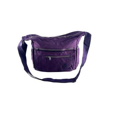 Imagem de Bolsa Transversal Nylon Tactel Feminina à prova d'água - Sport, Lilás