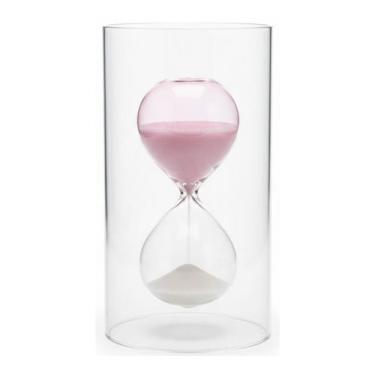 Imagem de Ampulheta de vidro 1 hora 30 minutos rose - grillo