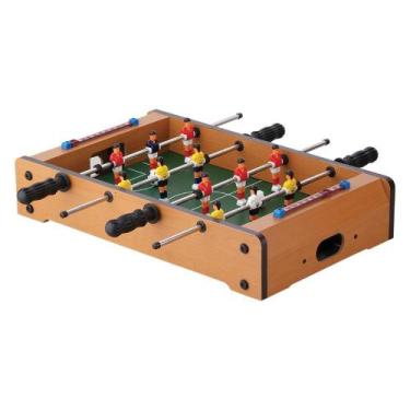 Imagem de Mesa de Pebolim Infantil Super Craque 51x31cm DmToys - Dm Toys