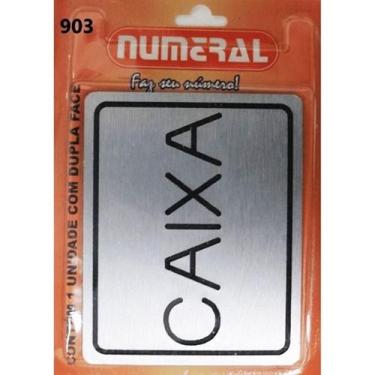 Imagem de Placa de Sinalização Caixa Numeral 903 - Numeral Ind