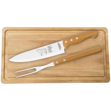 Imagem de Kit Churrasco Tramontina 22399076 - 3 Peças