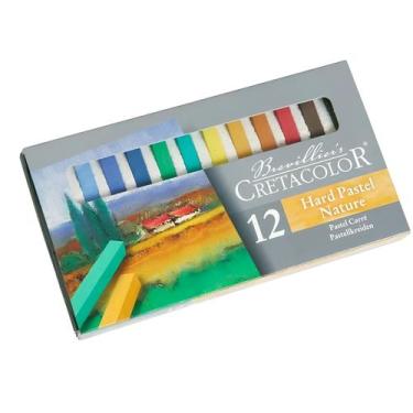 Imagem de Giz Pastel Seco Hard Nature Cretacolor 12 Cores