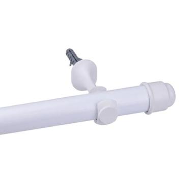 Imagem de Varão Cortina 28mm Completo em Aço Com Revestimento em PVC Durável par