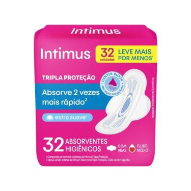 Imagem de Absorvente Intimus Tripla Proteção Suave - com Abas 32 unidades