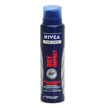 Imagem de Desodorante Nivea Aerosol 150ml para Homens - Dry Impact