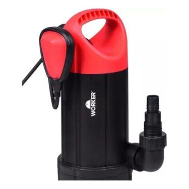 Imagem de Bomba SubmersIvel 750w 1 Hp Água Suja E Limpa Worker, Preto/Vermelho, 