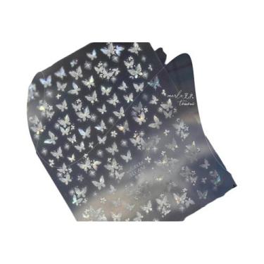 Imagem de Adesivos De Unha 3D De Estrela-do-mar Fofos, Decorações Adesivas De Bo