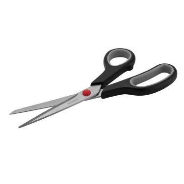 Imagem de Tesoura de Uso Geral Anatômica com Lâminas de Aço Inoxidável e Cabo Bi Material para Corte Doméstico e Escritório Worker