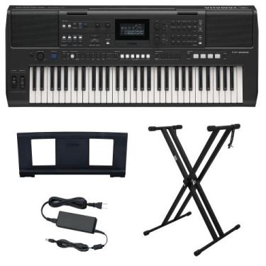 Imagem de Kit Teclado Arranjador 61 Teclas com Resposta ao Toque PSR E583 Yamaha