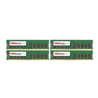 Imagem de MemoryMasters Memória sem buffer de 32 GB (4 x 8 GB) DDR4-2400 MHz PC4-19200 ECC UDIMM 2Rx8 1,2 V para servidor/estação de trabalho