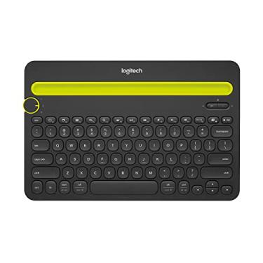 Imagem de Teclado Bluetooth multidispositivo Logitech K480 para computadores, tablets e smartphones, Preto