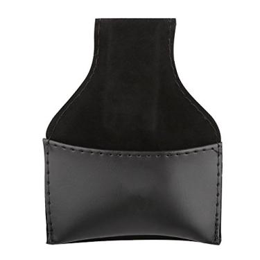 Imagem de Tbest Suporte de giz para bilhar, suporte de giz para bilhar, bolsa de couro PU bolsa portátil preta magnética Snooker mandril suporte de giz bilhar