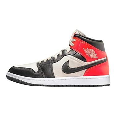 Imagem de Jordan 1 Mid SE Women's Black Red Beige DQ6078-100 (DQ6078-100, Numeric_8_Point_5)