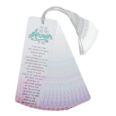 Imagem de Etiquetas marcadoras de livro Full Armor of God Soft Watercolores, pacote com 12