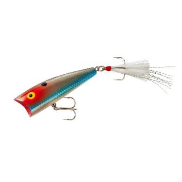 Imagem de Rebel Iscas Pop-R Topwater Popper Iscas de pesca, Silver Shad, Pro Pop-R Plus (1/4 oz)