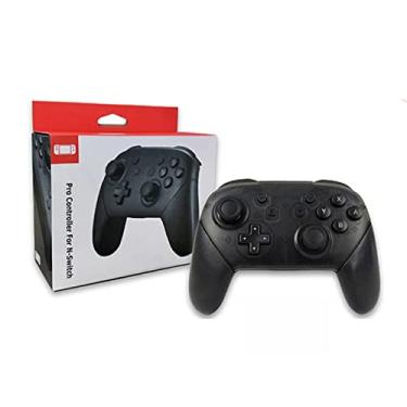 Imagem de Controle Bluetooth sem fio T4 Pro para Nintendo Switch/lite/oled, controle Switch Pro com vibração, IBMKIDS (Preto)