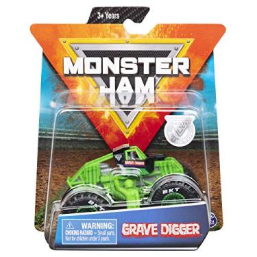 Imagem de Monster Jam 2019 Spin Master 1:64 Diecast Monster Truck with Figure: Training Trucks Grave Digger