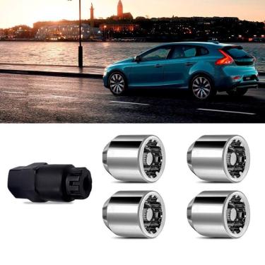 Imagem de Porca Antifurto Roubo Rodas Carros Volvo