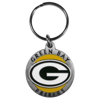 Imagem de NFL Siskiyou Sports Fan Shop Green Bay Packers chaveiro de zinco esculpido tamanho único cor do time