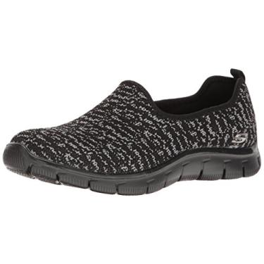 Imagem de Skechers Tênis esportivo feminino Empire Sweet Scene Fashion, Preto/Carvão, 6.5
