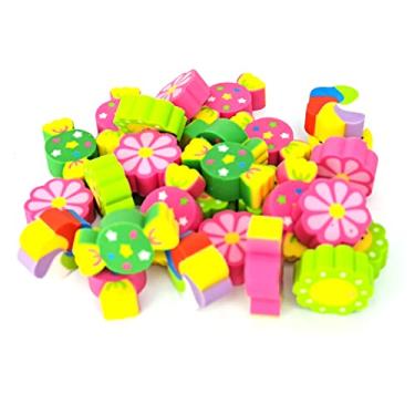 Imagem de Qudai 50 pçs/saco Bonito Borrachas de Borracha Dentista Clínica Odontológica Escola Ótimo Presente Para Crianças BD