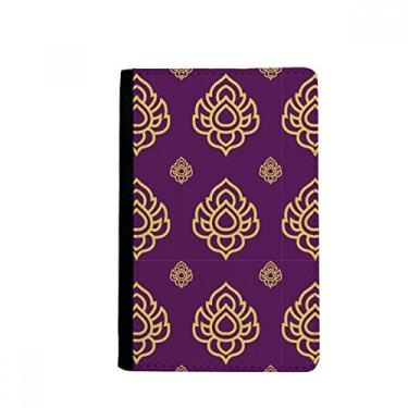Imagem de Kingdom Golden Purple Art Illustration Passport Holder Notecase Burse Wallet Cover Card Purse, Multicolor