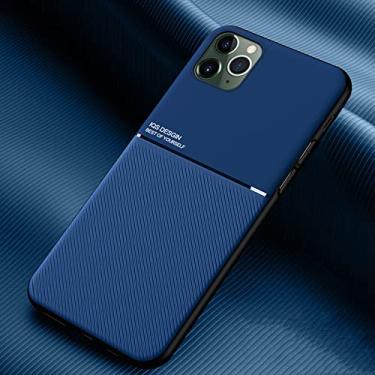 Imagem de Capa à prova de choque Coque para iPhone 11 12 13 14 Pro XR XS Max 8 7 6S 6 Plus X Magnet Shell Capa para iPhone SE 2022, Azul, Para iPhone12 ou 12Pro
