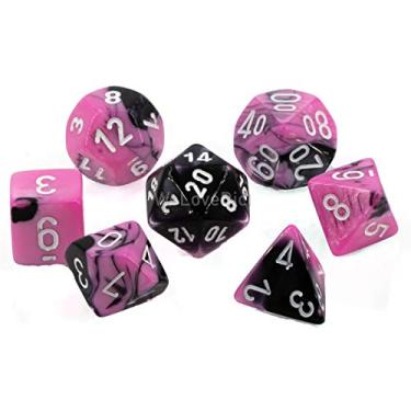 Imagem de Dados: Chessex - Gêmeos - Conjunto de poliéster (x7)