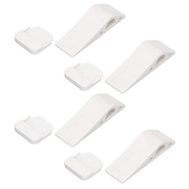 Imagem de Cunha de Batente de Porta, Batentes de Porta Economizam Espaço para Hotel para Escritório (Branco)