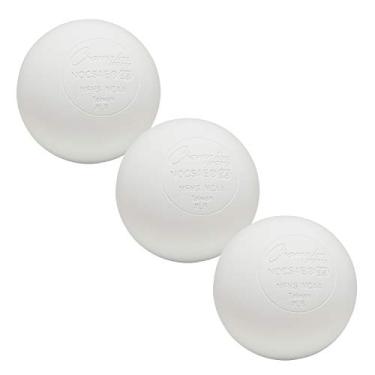 Imagem de Champion Sports, Champion Sports Bolas de lacrosse oficiais, Branco, Pacote com 3