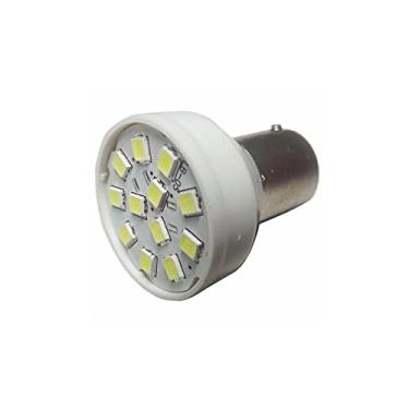 Imagem de Lampada 1034 Bay15D 12 Leds Branco 24V caixa 10 Pcs Lanterna Traseira Freio