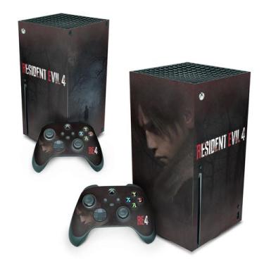 Capa Anti Poeira e Skin Xbox One S Slim - Resident Evil 4 Remake