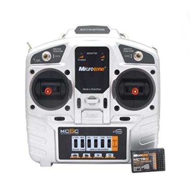 Imagem de LUGU MicroZone MC6C 2.4G 6CH Controle Remoto Modo 2 MC7RB Receptor Sistema de Rádio para SU27 RC Avião Drone Multirotor Helicóptero Carro Barco