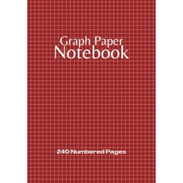 Imagem de Executive Graph Paper Notebook: Project Workbook with 240 Numbered Pages Quad Ruled 5 x 5 Graph Paper | 7" x 10" Executive Size | PLUS 20 Lined Pages | For Ideas, Notes, Sketches