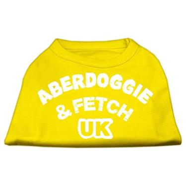 Imagem de Mirage Pet Products Camisetas Aberdoggie UK 35,5 cm, grande, amarela