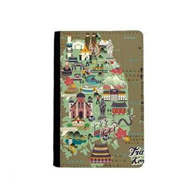 Imagem de Porta-passaporte Marcos na Coreia do Sul Notecase Burse capa carteira porta-cartões