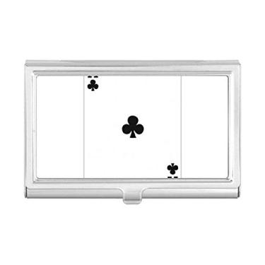 Imagem de Carteira de bolso com estampa de cartões de visita Club A