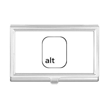 Imagem de Porta-cartões de visita Alt com símbolo de teclado