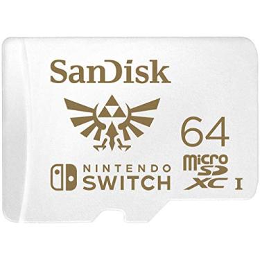 Imagem de Cartão microSDXC SanDisk SDSQXAT-064G-GNCZN, licenciado para Nintendo-Switch, 64 GB