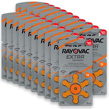 Imagem de Pilha Auditiva 13 Rayovac Bateria Pr48 kit 120 unidades