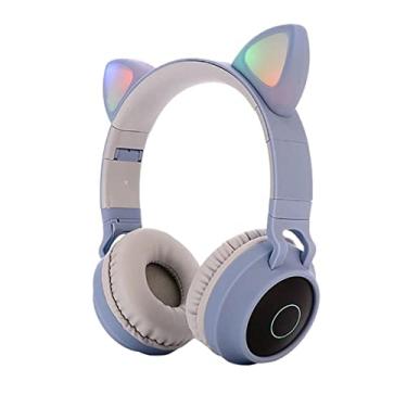 Imagem de Fone Bluetooth Orelha De Gatinho Led