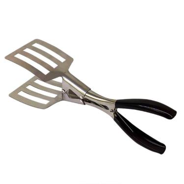 Imagem de Pegador Pinça Churrasco Carnes Articulada Aço Inox Prana