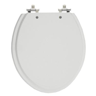 Imagem de Assento Sanitário Convencional Oval Cinza Claro Universal Tampa Vaso Deca-Incepa-Celite- Roca