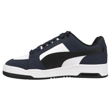 Imagem de PUMA Mens Slipstream Lo Block Lace Up Sneakers Shoes Casual - Blue,White - Size 5.5 M