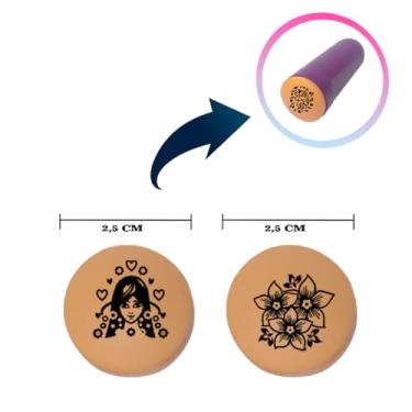 Imagem de 2 refis para carimbo de unhas pequenos