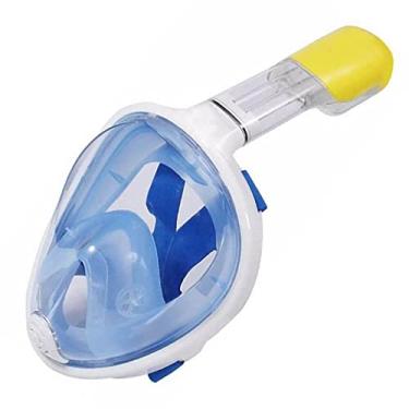 Imagem de Máscara de Mergulho Snorkeling Full Face Tamanho S/M - Cor Azul