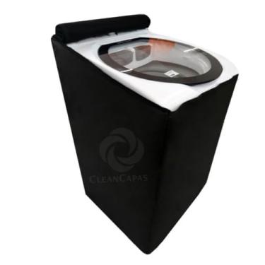 Imagem de CAPA PARA MÁQUINA DE LAVAR PANASONIC 18KG IMPERMEÁVEL (PRETO)