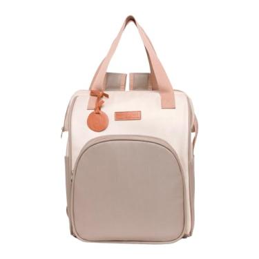 Imagem de Mochila Maternidade Média Pirulitando Térmica Petit Cinza