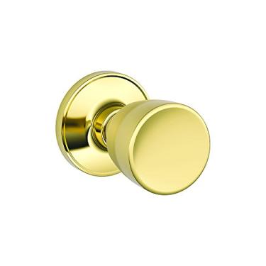 Imagem de Puxador para salão e armário Dexter da Schlage J10BYR605, latão brilhante